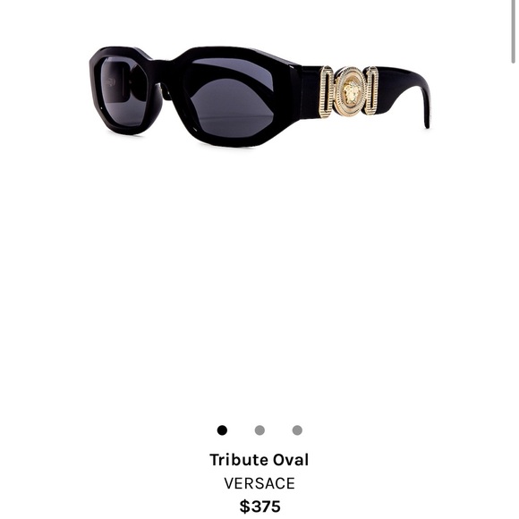 VERSACE TRIBUTE OVAL SUNGLASSES - Picture 2 of 11